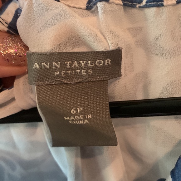 Ann Taylor petite silk blouse - Picture 2 of 4